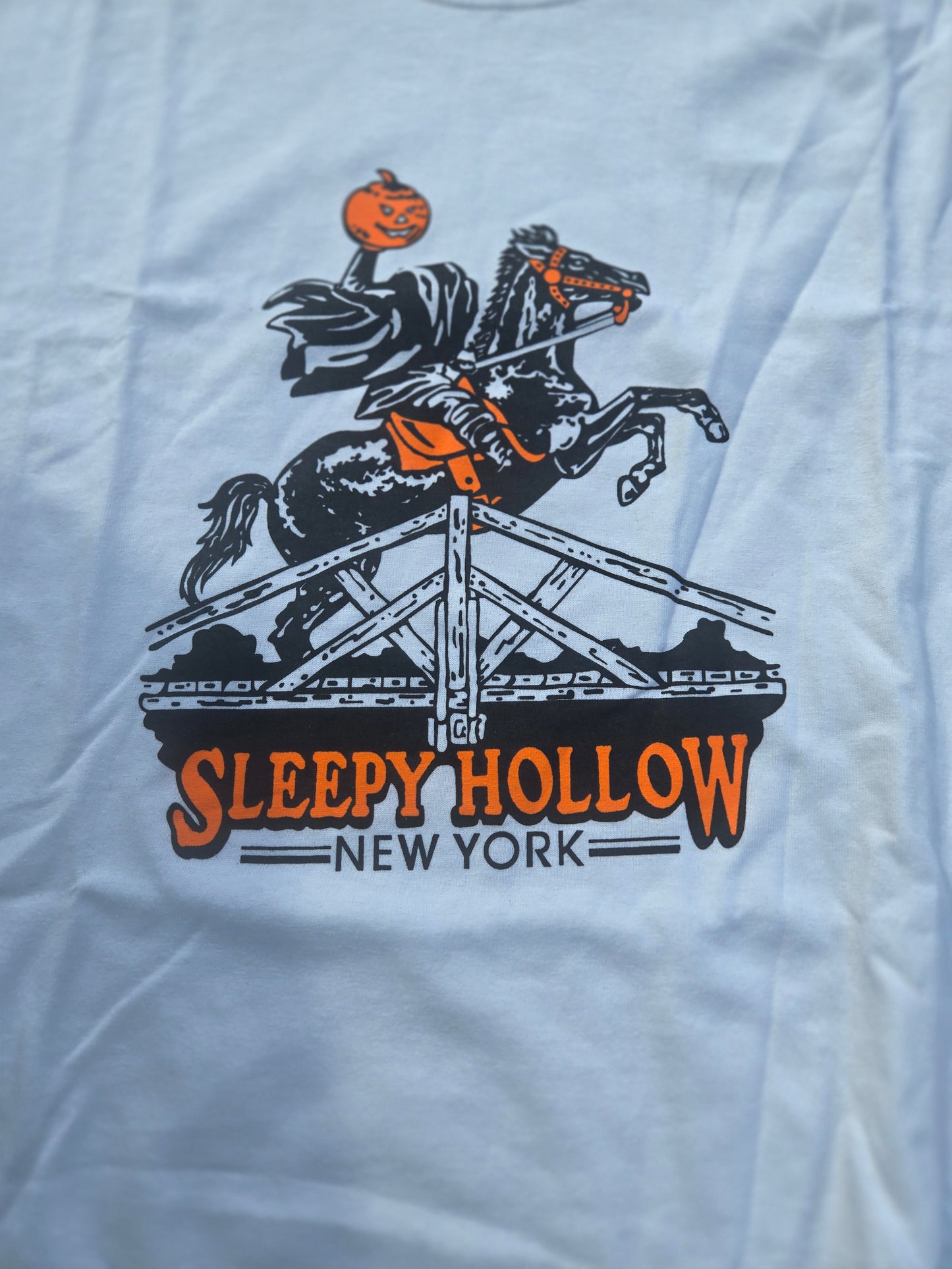 #15 Sleepy Hollow White Bridge Tee