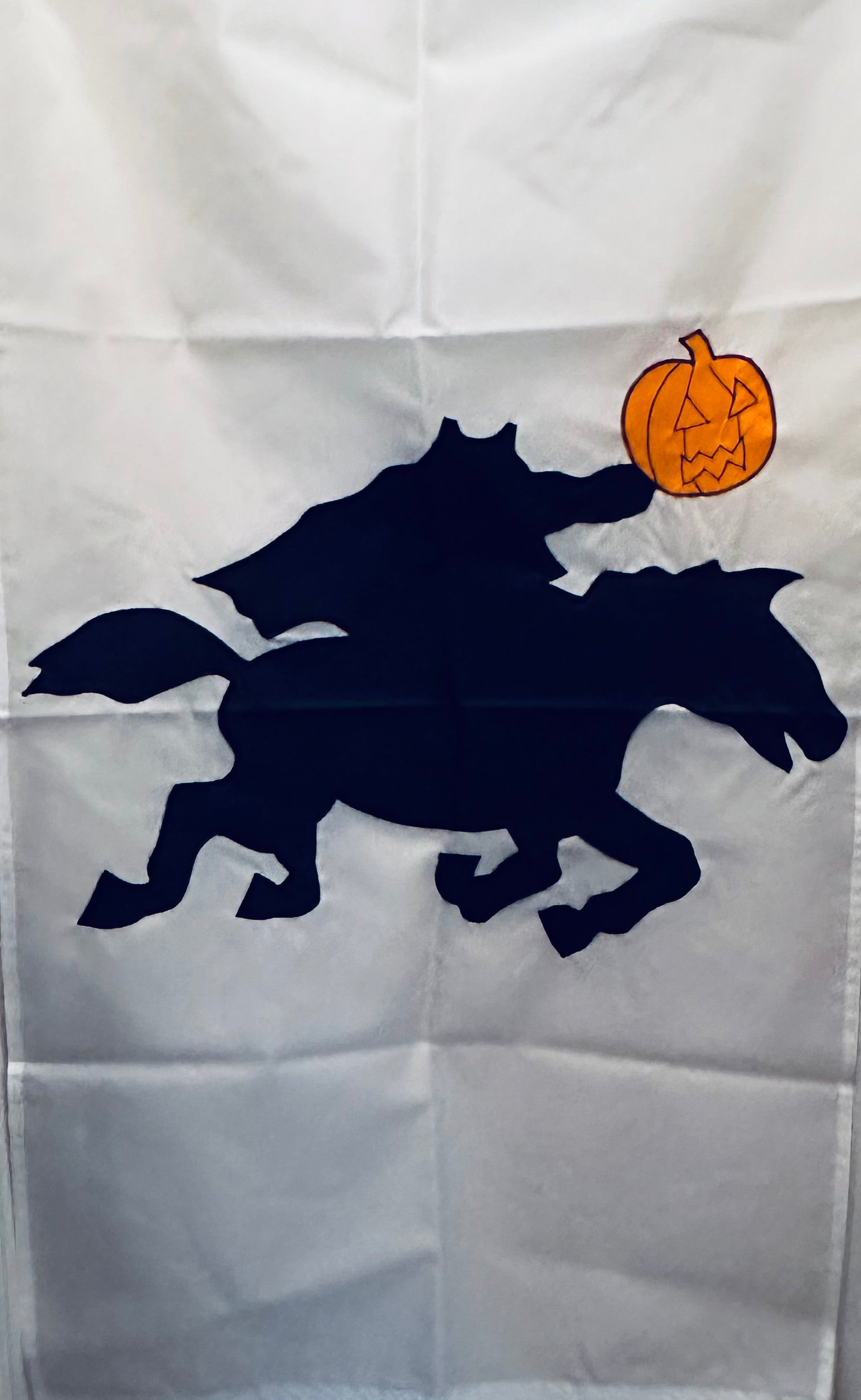 Easy Headless Horseman Pumpkin Stencil
