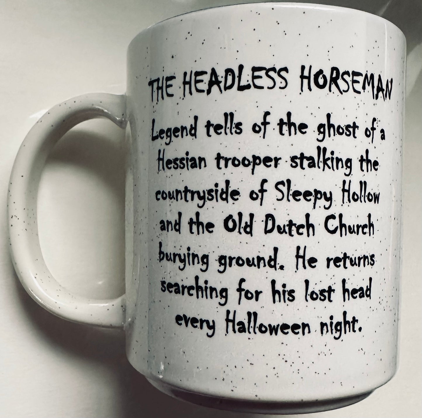 #5 Mug Headless Horseman Sleepy Hollow Mug - White