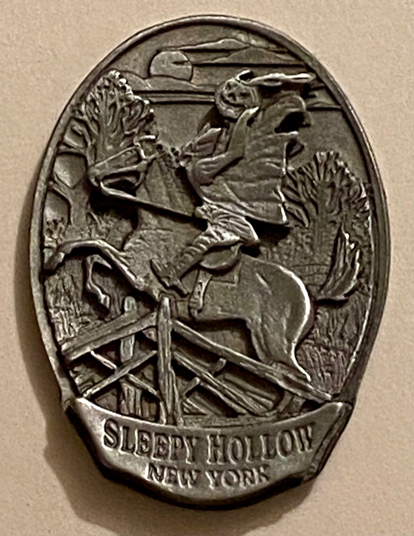 #6 Magnet Pewter Sleepy Hollow Magnet