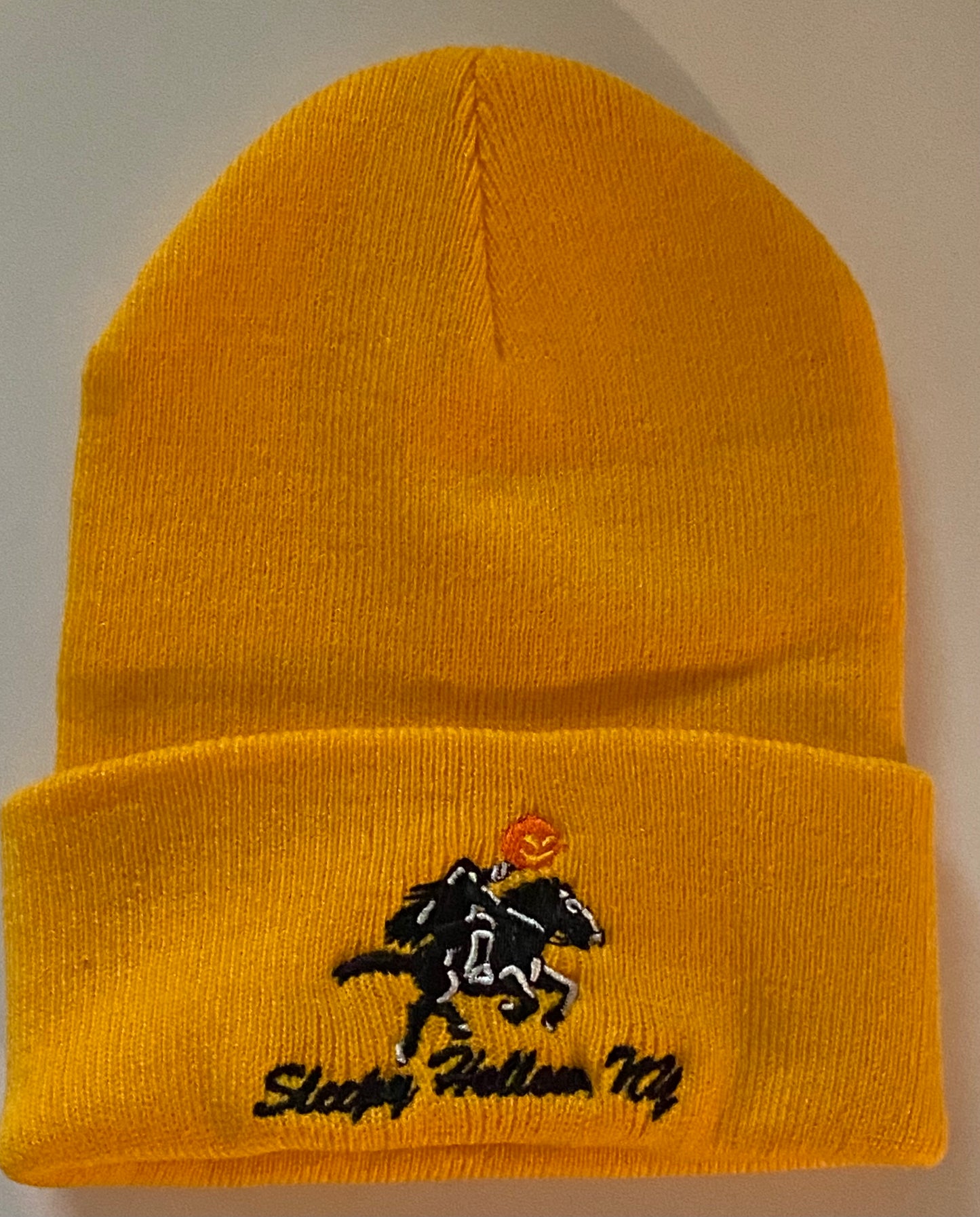 Headless Horseman Winter Knit Cap with cuff
