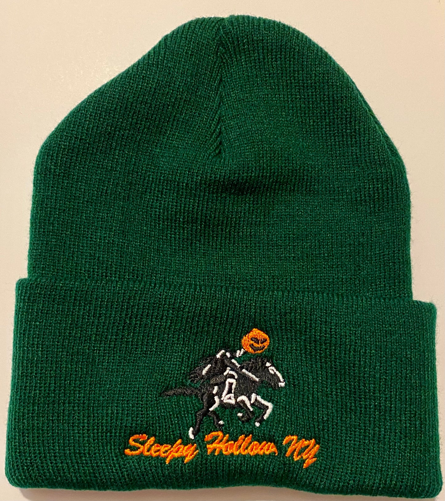 Headless Horseman Winter Knit Cap with cuff