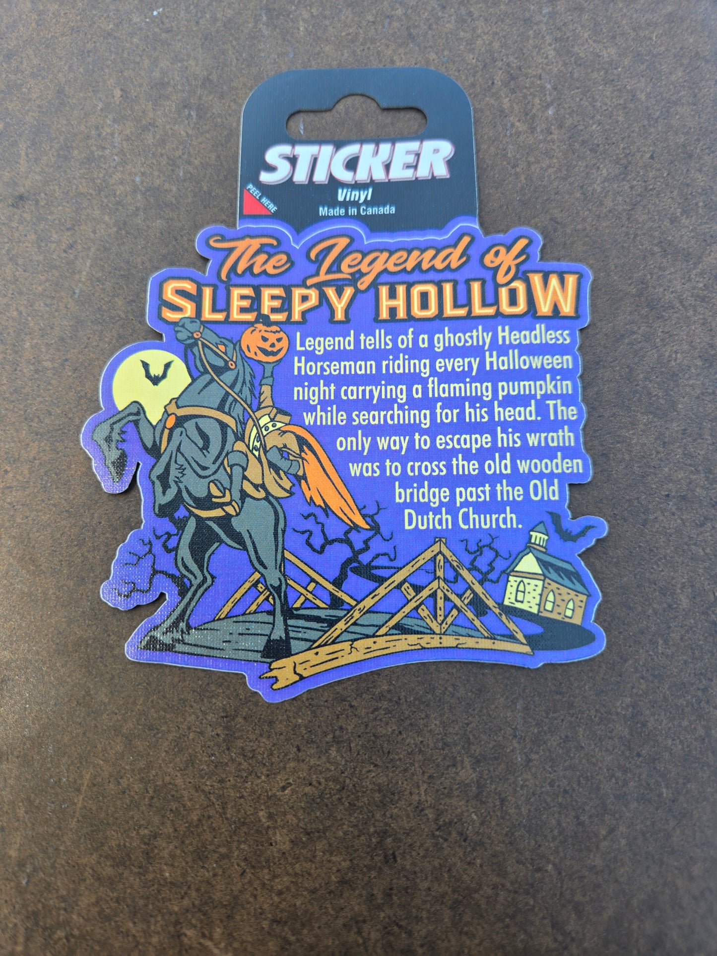 #3 Vinyl Sticker Legend of Sleepy Hollow