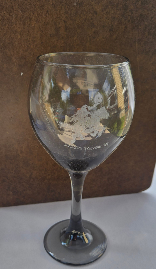Sleepy Hollow Smokey Wine Glass