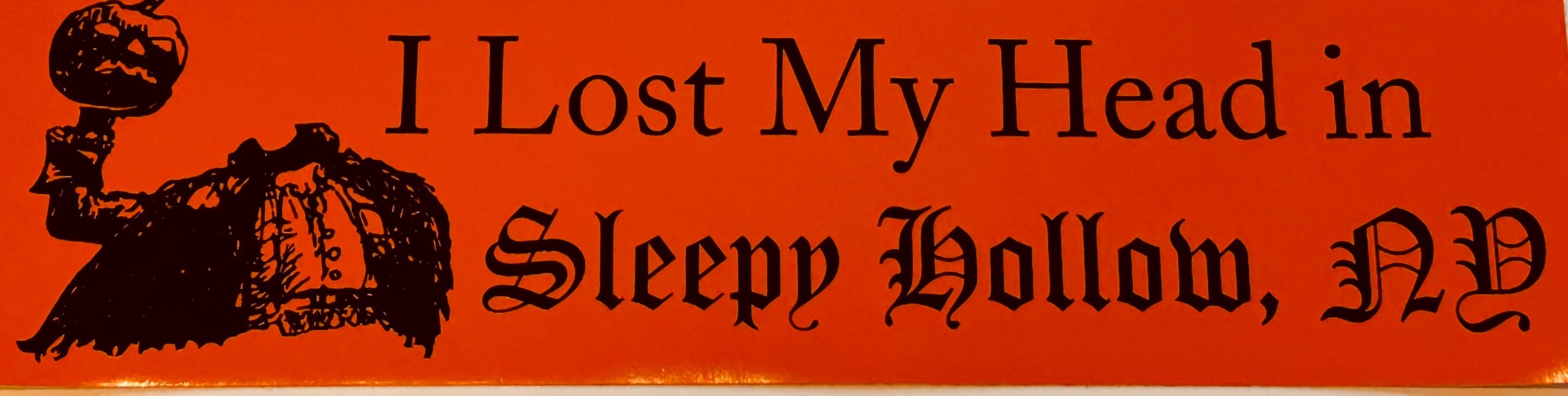Headless Horseman Bumper Sticker – Headless Horseman Gifts