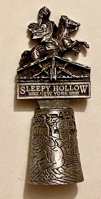 Pewter Sleepy Hollow Thimble