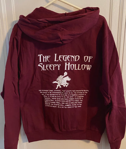 #4 Legend of Sleepy Hollow Zipped Hoodie Sweatshirt
