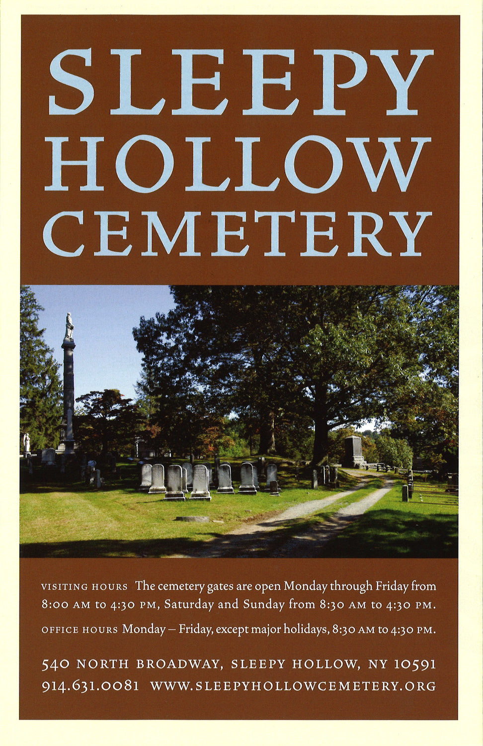 Sleepy Hollow Cemetery Map